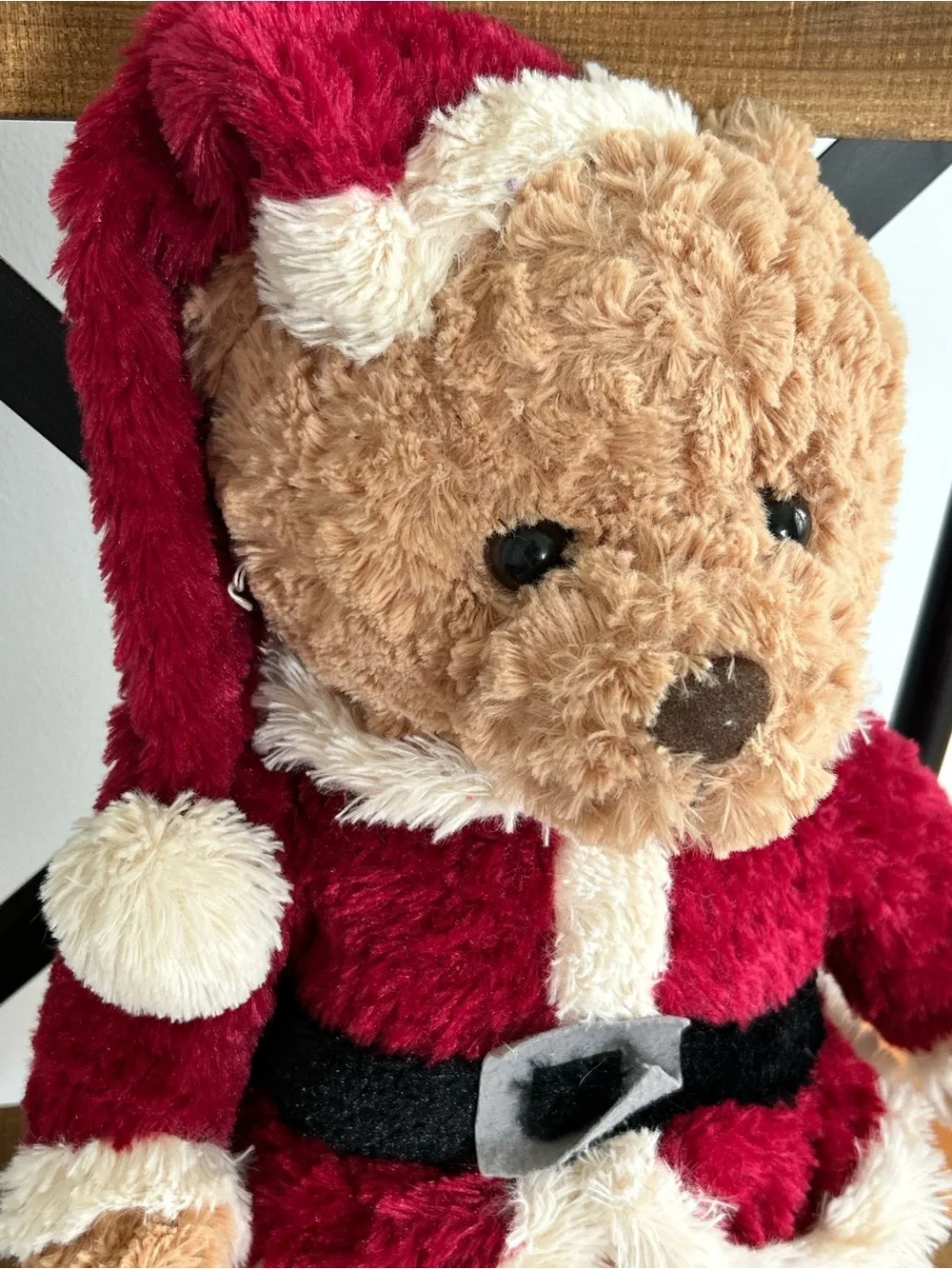 Dan Dee Holiday Teddy Bear Plush Santa Outfit Christmas soft collector bear